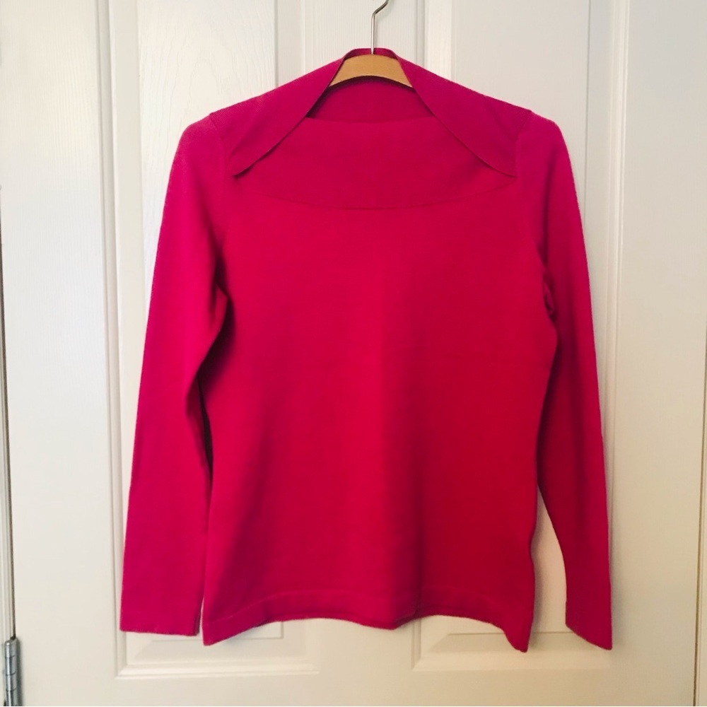Banana Republic Merino Wool Boat-neck Sweater Pink Size Medium